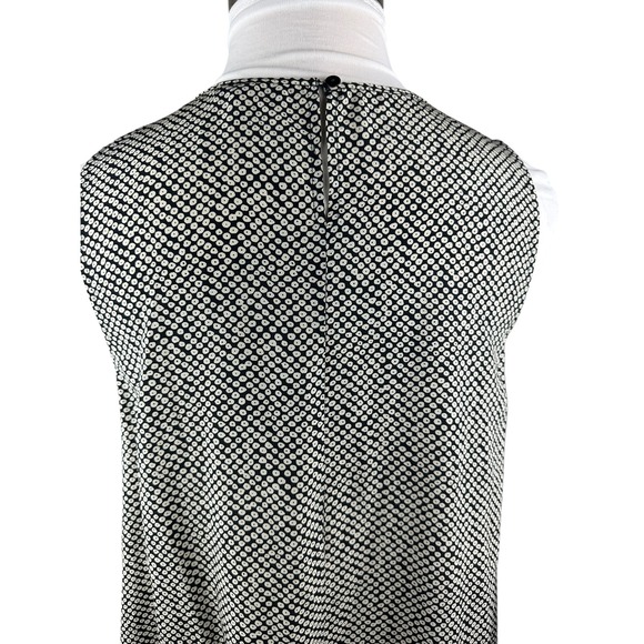 Eileen Fisher 100% Silk Sleeveless Round Neck A-Line Swing Trapeze Dress Large - Picture 11 of 15